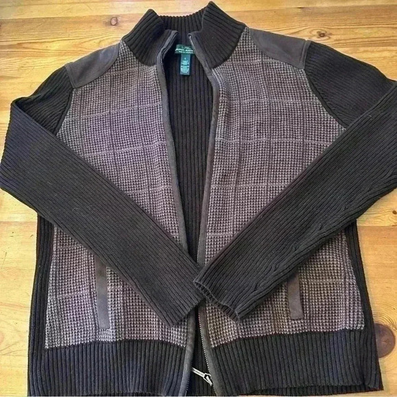 Lauren Ralph Lauren Sweaters - LRL Lauren Jeans Co by Ralph Lauren zip up sweater/jacket tweed women L